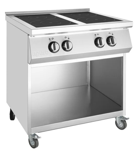 Apuro CU488-A Freestanding 4 Zone Induction Hob