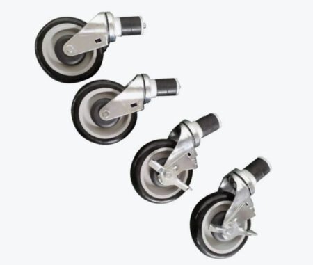 Castor D41 Set for Economic Stainless Steel Benches & Tables
