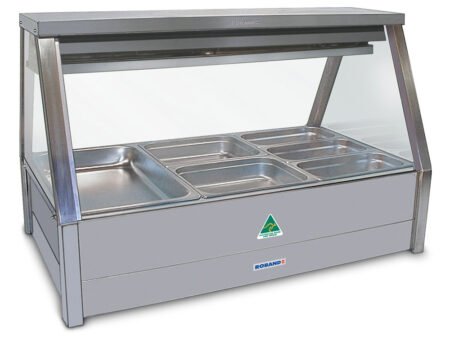 Roband EFX23RD Straight Glass Cold Plate Display 6 Pans