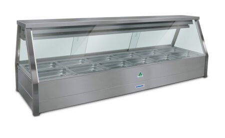 Roband EFX26RD Cold Plate 12 Pan Straight Glass Display