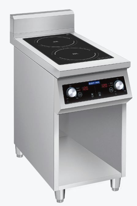 Electmax 700 Induction 2-Burner Cooker with Splashback