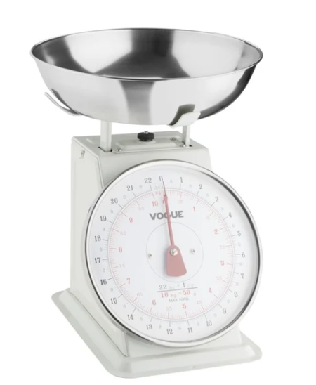 Vogue F174 Kitchen Scale Bowl Top 10kg – Grad. 50g