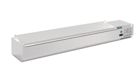 Polar FA857-A G-Series Countertop Prep Fridge 10×1/4GN