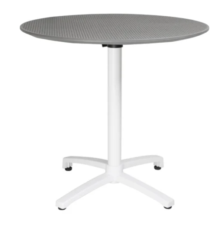 Bolero FT621 Folding PP Table 800mm – Dark Grey