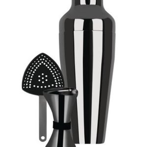 Zanzi FY959 Cocktail Set 3pc Gunmetal