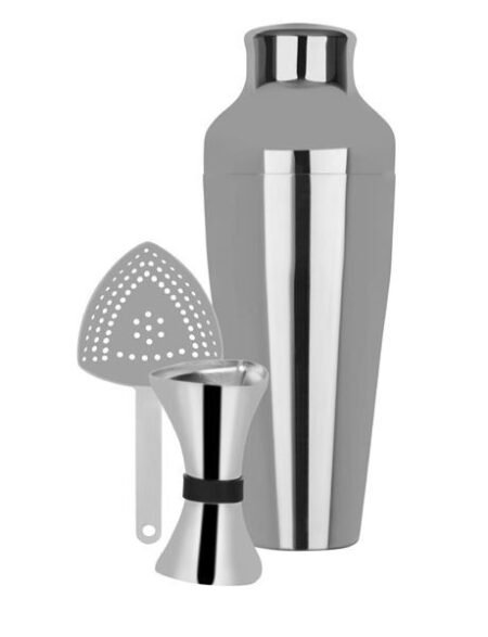 Zanzi FZ737 Cocktail Set 3pc Stainless Steel