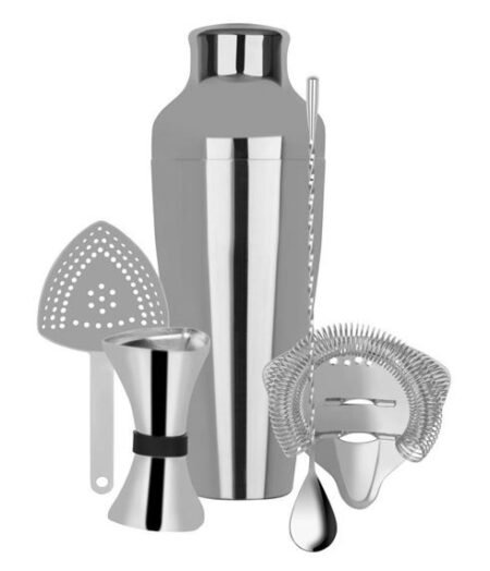 Zanzi FZ738 Cocktail Set 5pc Stainless Steel