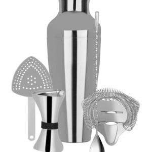 Zanzi FZ738 Cocktail Set 5pc Stainless Steel
