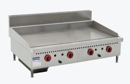Gasmax Four Burner LPG Griddle Top – GG-48LPG