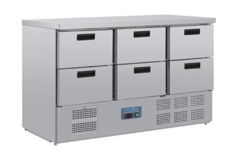 Polar GH226-A G-Series Six Drawer Counter Fridge