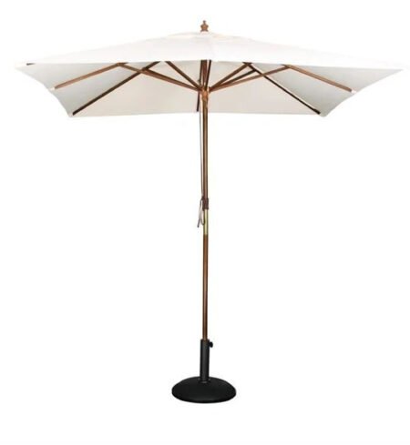 Bolero GH988 Square Outdoor Umbrella 2.5m Cream