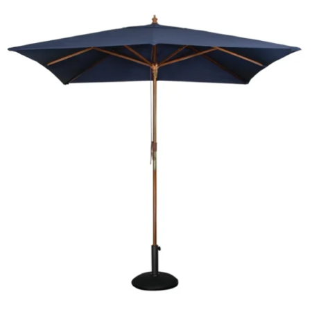 Bolero GH991 Square Outdoor Umbrella 2.5m Navy Blue