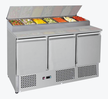 Buy Thermaster 3 Door Salad Prep Fridge (444L) | GNS1300D