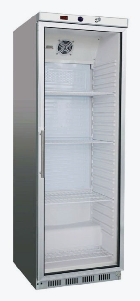 HR400G S/S Display Fridge with Glass Door