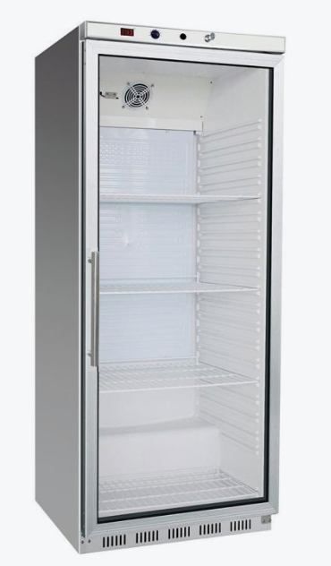 HR600G S/S Display Fridge with Glass Door