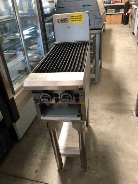 Lkkcg3-2d 300mm Lpg Gas Chargrill 2 Burners with Legs