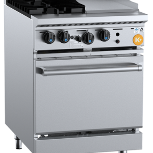 B+s Kov‑sb2‑grp3 Kseries Oven with 2 Burners and Grill Plate