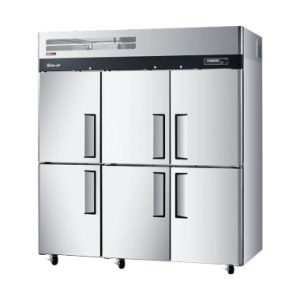 Turbo Air KR65-6-N Solid 6 Half Door Fridge Stainless Steel