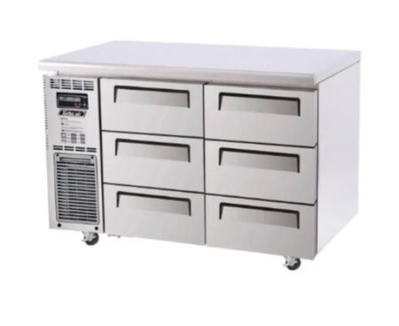 Turbo Air KUF12-3D-6-N Undercounter 6 Drawer Freezer