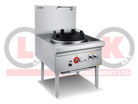 LKK LKK-1B17 1 Burner 17″ Ring Waterless Gas Wok Table – Duckbill Burner