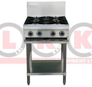 LKK LKKOB4D Four Open Burner Cooktop with Legs