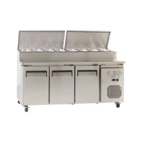 Exquisite MTC363H Stainless Steel Top Food Preparation Refrigerator