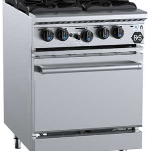 B+S OV-SB4 Black Series Four Burner Oven