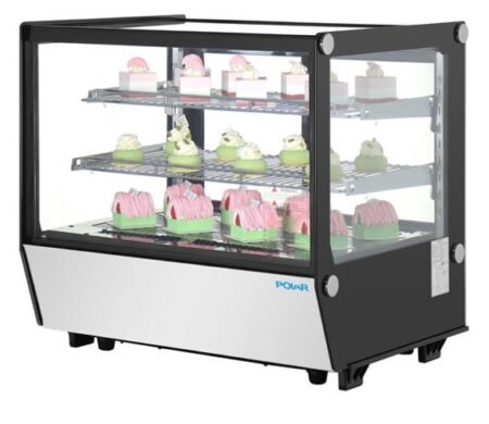 Polar PG003-A 120L G-Series Square Glass Merchandiser
