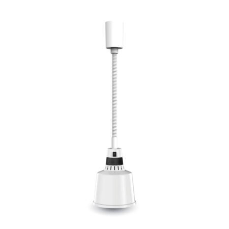 Roband PR20WH Pendant Heat Lamp Rectractable 200 Series – White