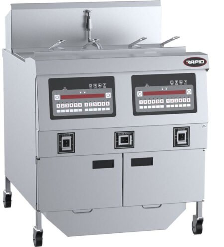 Rapid RF-2E Two Pan Four Basket Electric Fryer