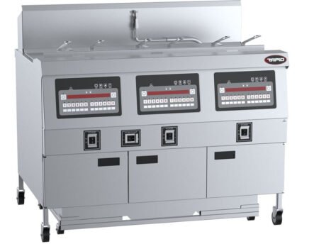 Rapid RF-3E Three Pan Six Basket Electric Fryer