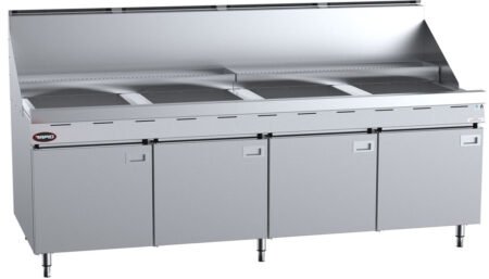 RF-4 40L Rapid 4 Pan Gas Fryer – B+S Black