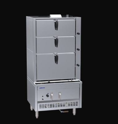 LUUS SCM-90 Steam Cabinet – 900 Wide 3 Deck