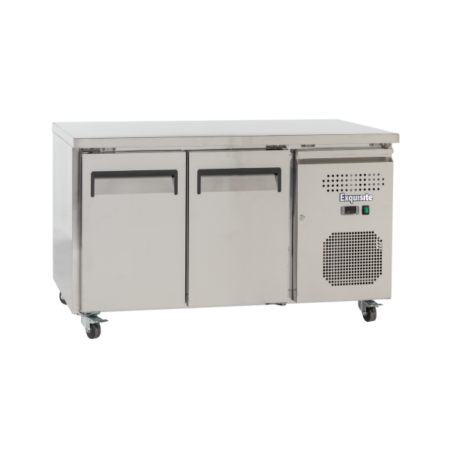 Exquisite SSF260H Two Solid Doors Underbench Storage Freezer Slimline