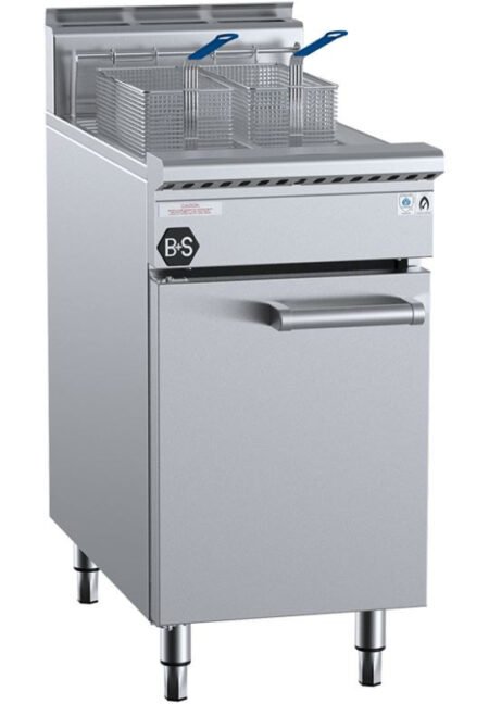 B+S Black Series TF-451S Turbo Fryer Split Pan