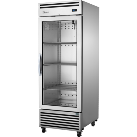 True Refrigeration TGN-1R-1G 2/1 GN Upright Foodservice Refrigerator – 1 Glass Swing Door (Reversible)
