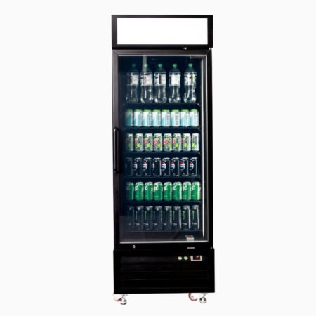 Bromic UC0550GDL-NR Upright Display Fridge 546 L – 1 Door – Flat Glass- Lightbox