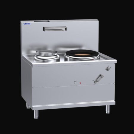 LUUS WV-1P1A Fo San Wok – 1 Side Pot & 1 Air-Blast Burner