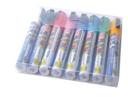Securit Y993 Set of 8 Zig Posterman All Weather Markers