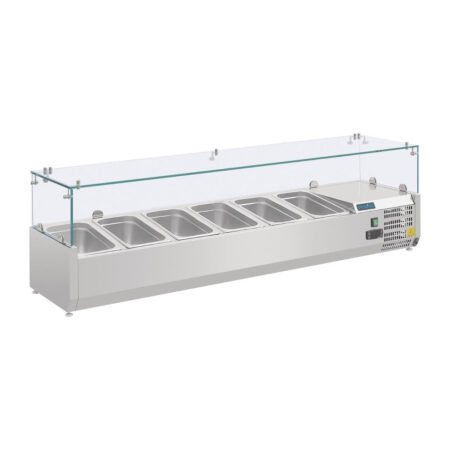 Polar AB090-A G-Series Countertop Prep Fridge 6x 1/4GN