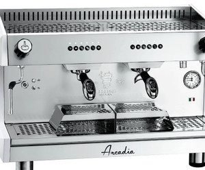 ARCADIA Professional Espresso coffee machine SS polish white 2 Group – ARCADIA-G2