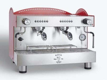 Bezzera 2-Group Red Espresso Machine 3L BZB2016R2DE