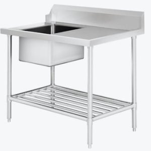 Left Inlet Single Sink Dishwasher Bench SSBD7-1200L/A
