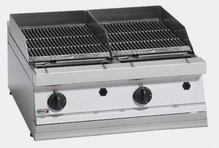 Fagor 700 series – Gas charcoal 2 grid grill BG7-10
