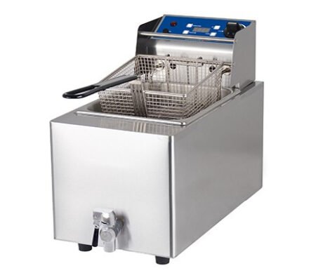 Birko 1001003 Single 8 L Fryer W/Tap 15 Amp