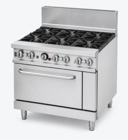 BRENNER Forge 800 Series 6 burners Gas Range with one Fan Forced Oven NG – BREG8RO-900N