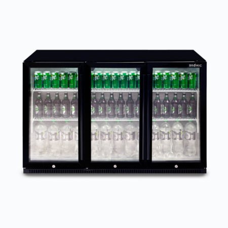 Bromic BB0330GD-NR Back Bar Fridge 307L 3 Doors Hinged