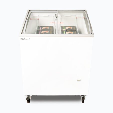Bromic CF0200ATCG Display Chest Freezer 176L Curved Glass