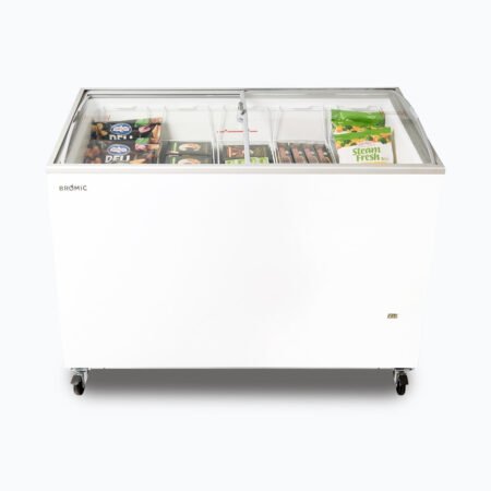 Bromic CF0400ATCG Display Chest Freezer 352L Curved Glass