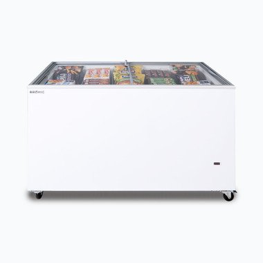 Bromic CF0400FTFG Display Chest Freezer 401L Flat Glass